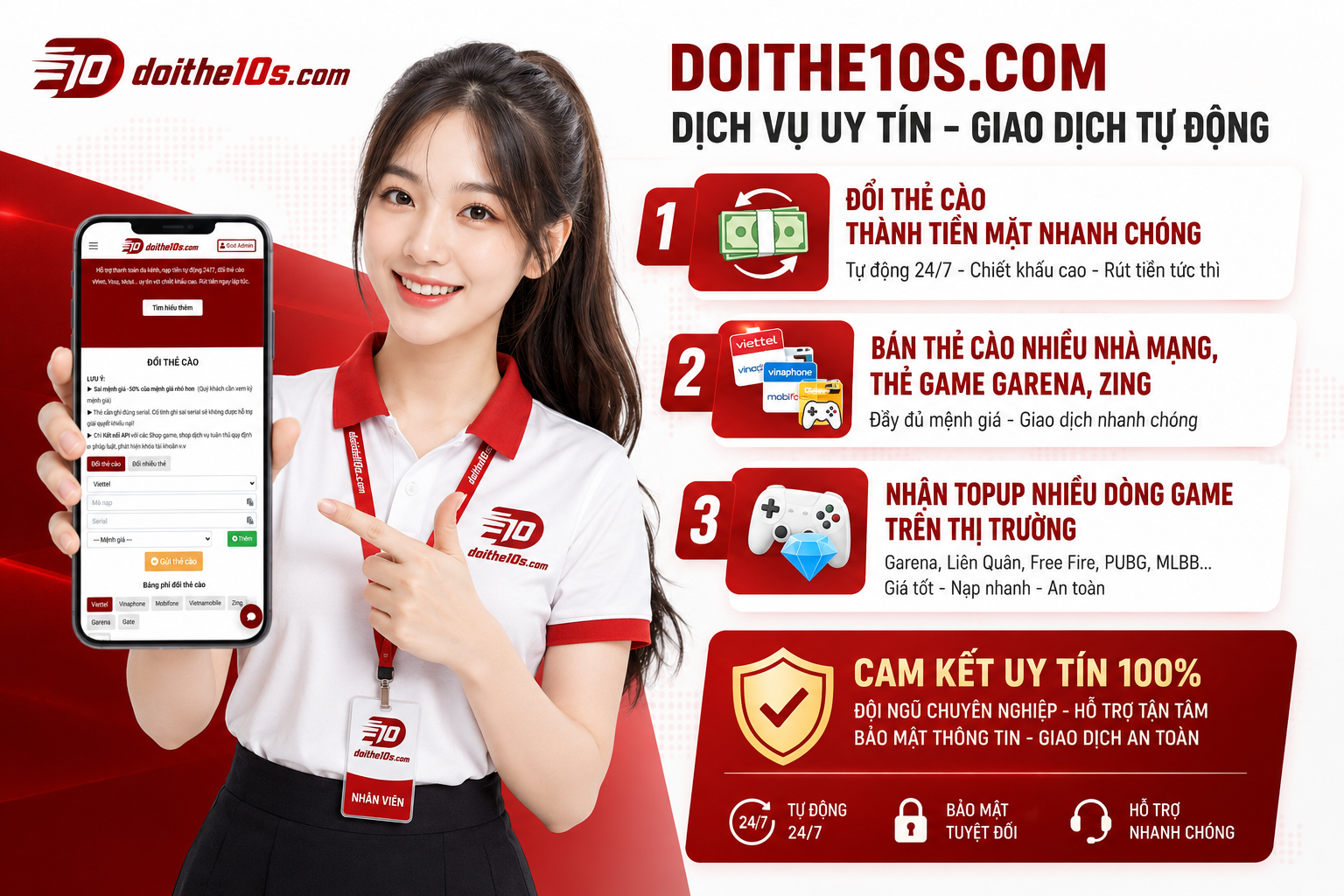 ĐIỀU KHOẢN SỬ DỤNG DỊCH VỤ TẠI DOITHE10S